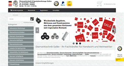 Desktop Screenshot of diamanttechnik-galler.net